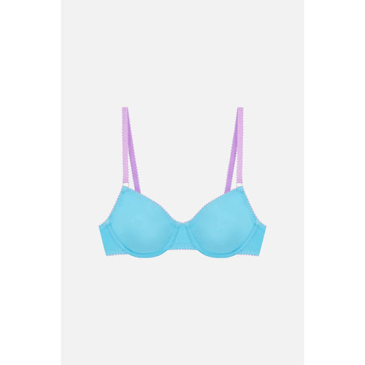 Peony Organic Cotton Underwire Bra-Dora Larsen-1000 Palms