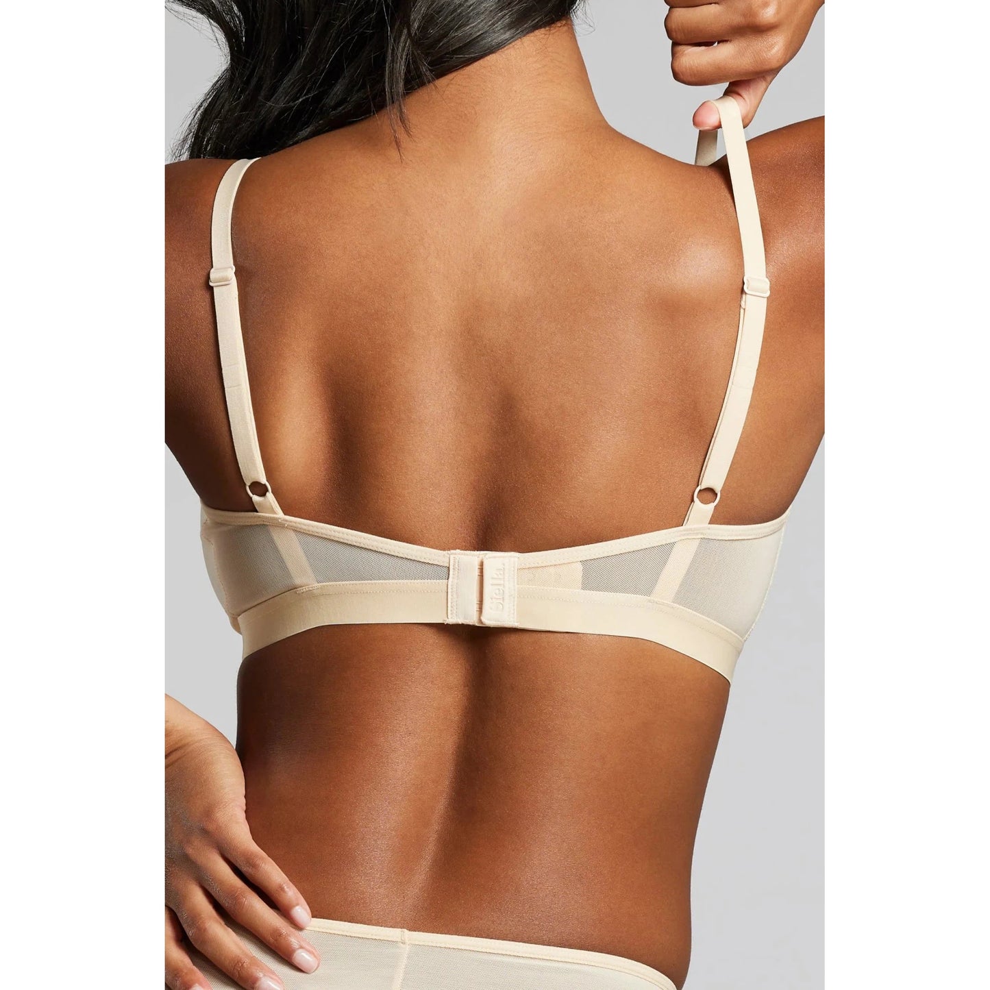 Power Mesh Bra-Siella-1000 Palms