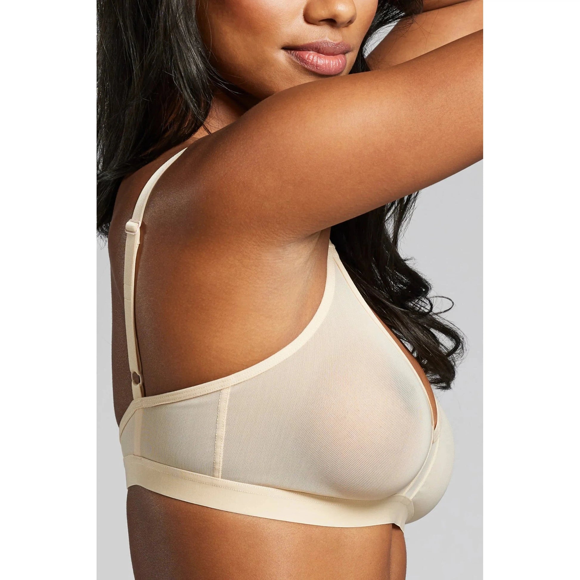 Power Mesh Bra-Siella-1000 Palms