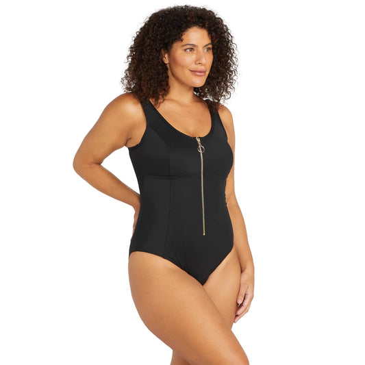 Sculpt Control Zip One Piece-ArteSands-1000 Palms