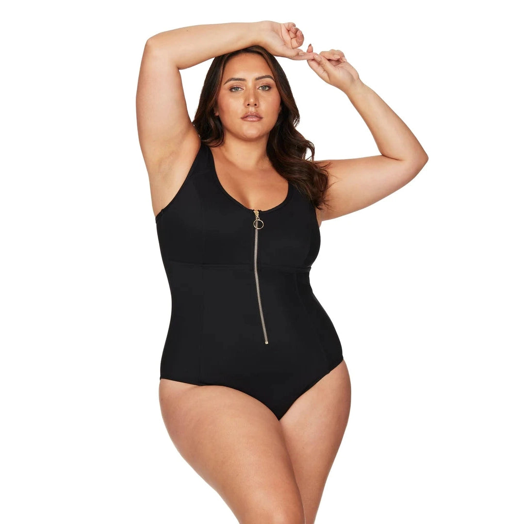 Sculpt Control Zip One Piece-ArteSands-1000 Palms