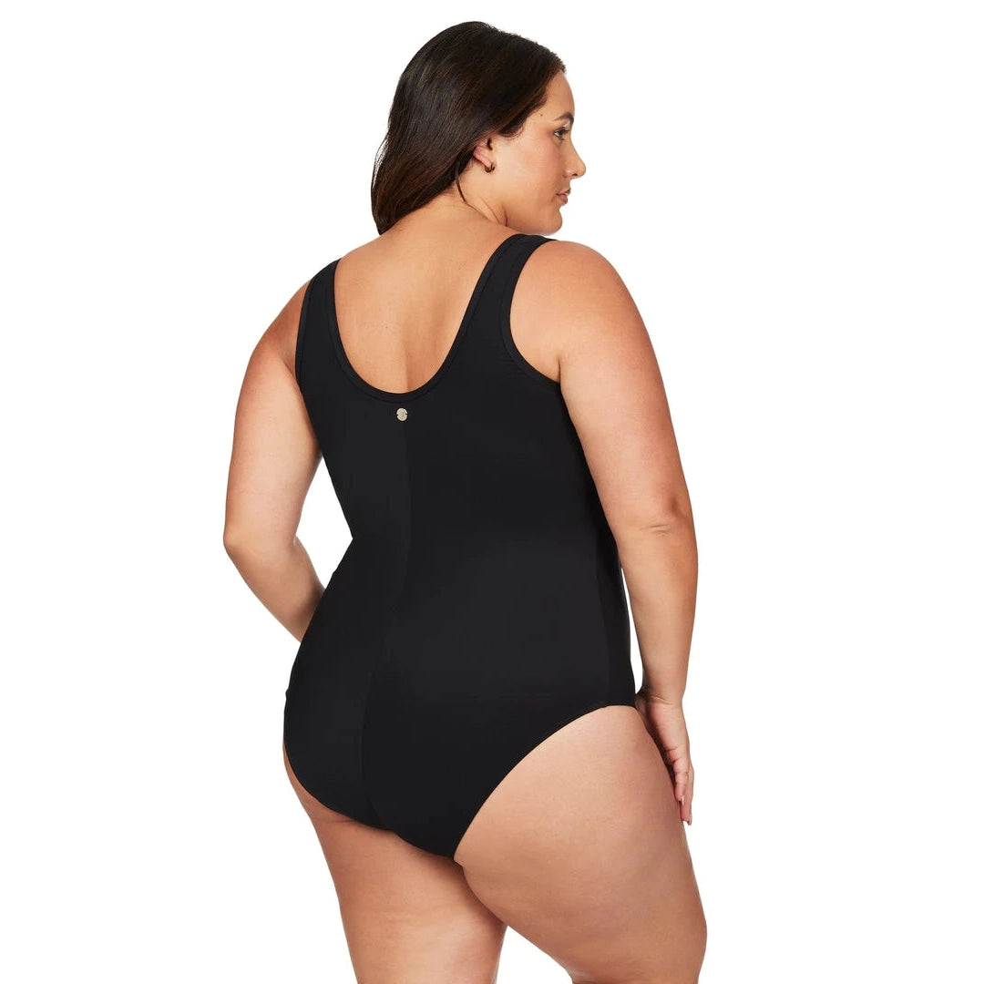 Sculpt Control Zip One Piece-ArteSands-1000 Palms