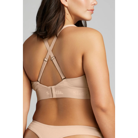 Organic Cotton Triangle Padded Bra-Siella-1000 Palms