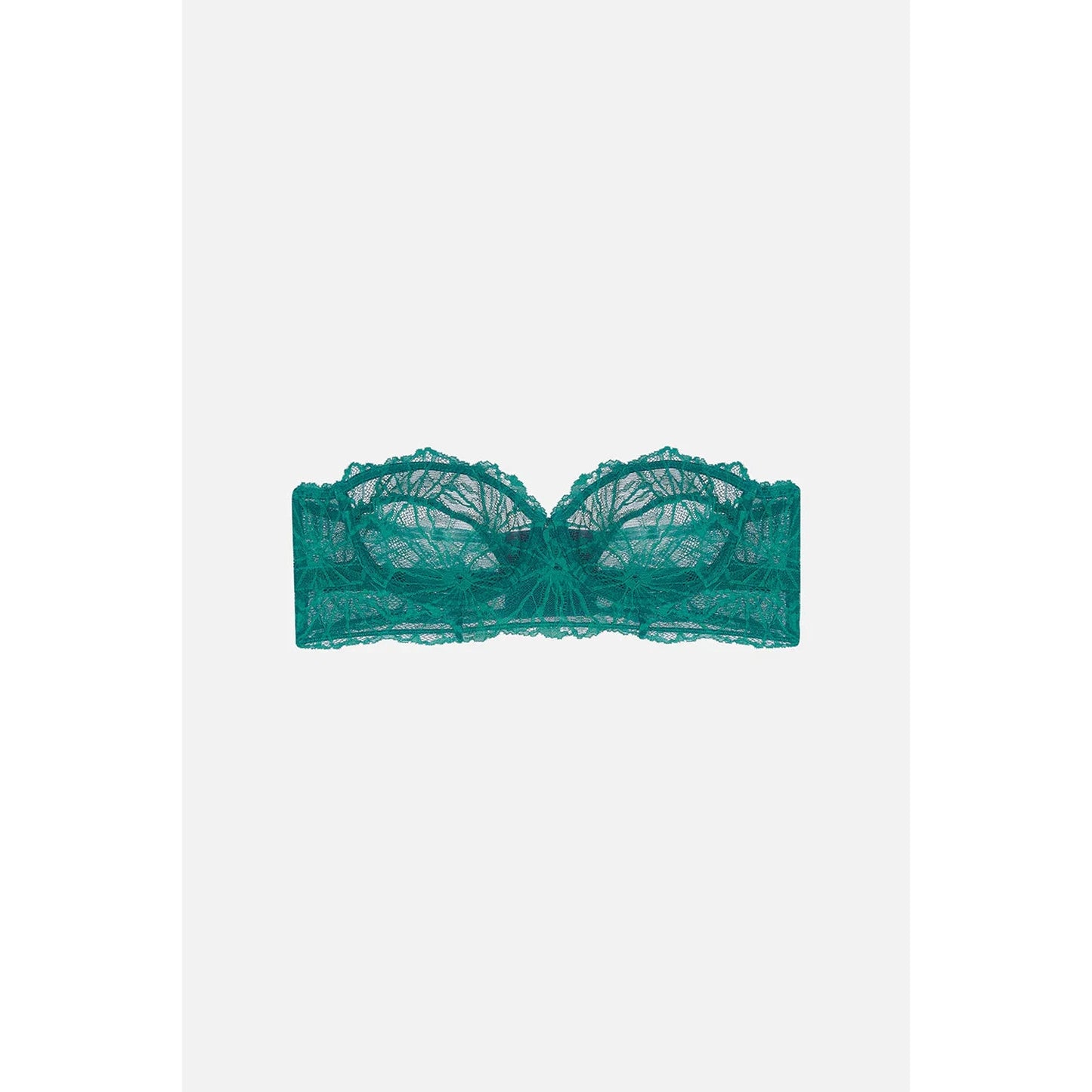 Simone Graphic Lace Strapless Bra-Dora Larsen-1000 Palms