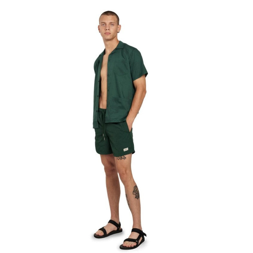 Solid Swim Trunk-Bather-1000 Palms