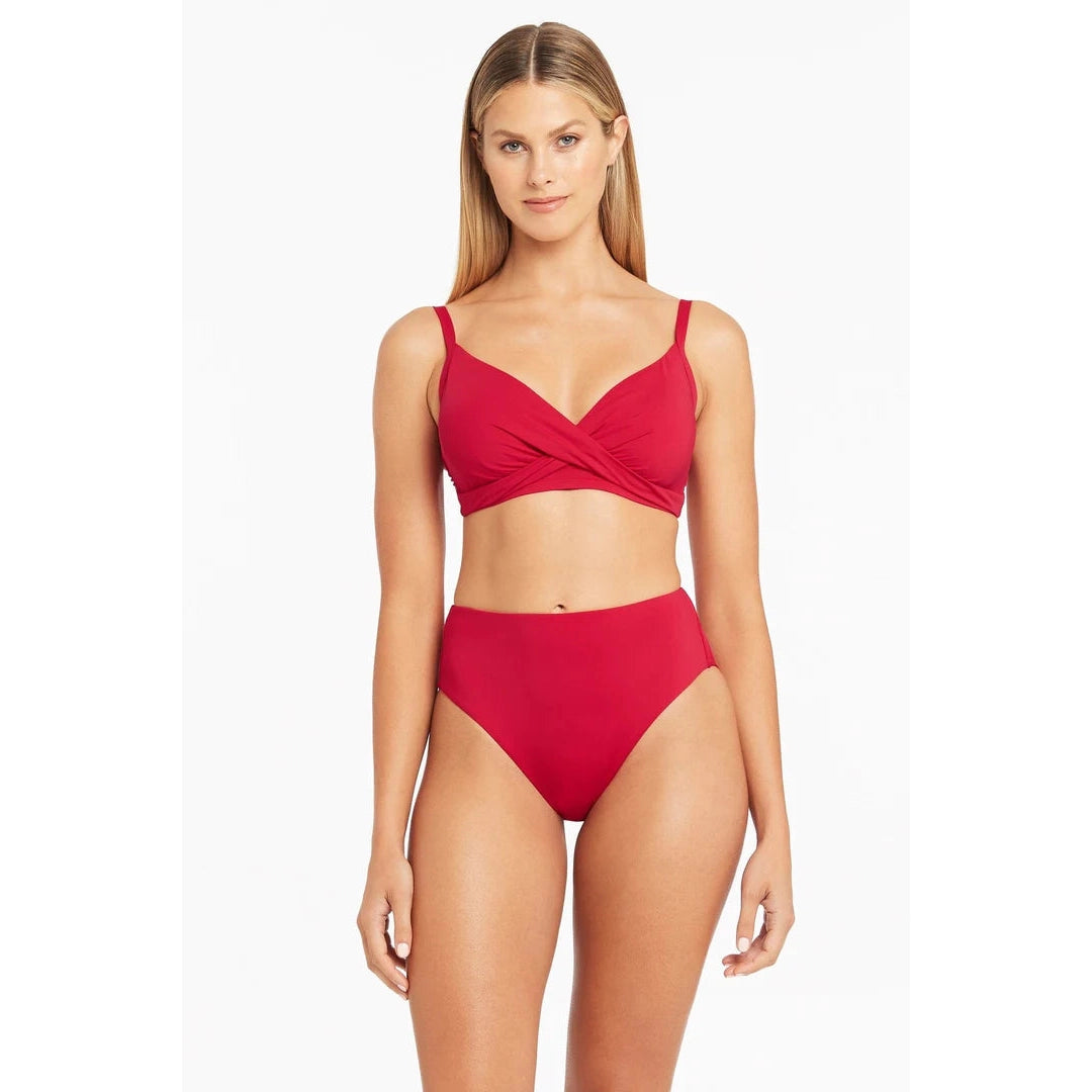 Essentials Twist Front DD/E Top-Sealevel-1000 Palms