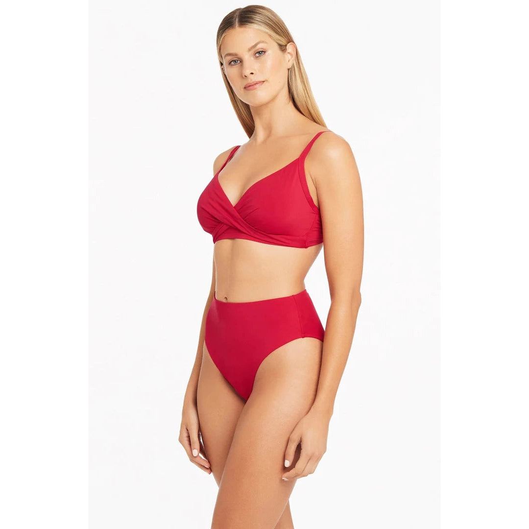 Essentials Twist Front DD/E Top-Sealevel-1000 Palms