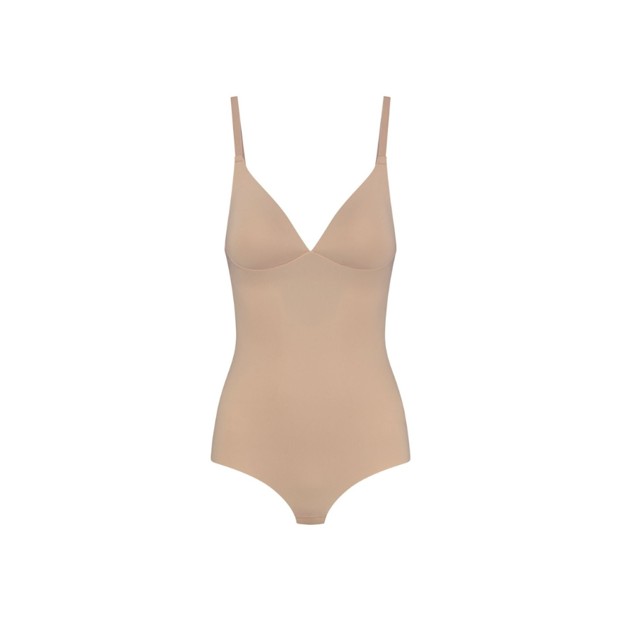 Sculpting Wire Free Bodysuit-Bye Bra-1000 Palms