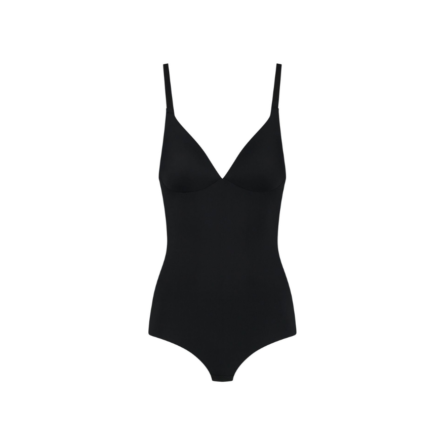 Sculpting Wire Free Bodysuit-Bye Bra-1000 Palms