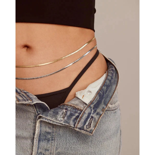 Mercer Belly Chain-Luv AJ-1000 Palms