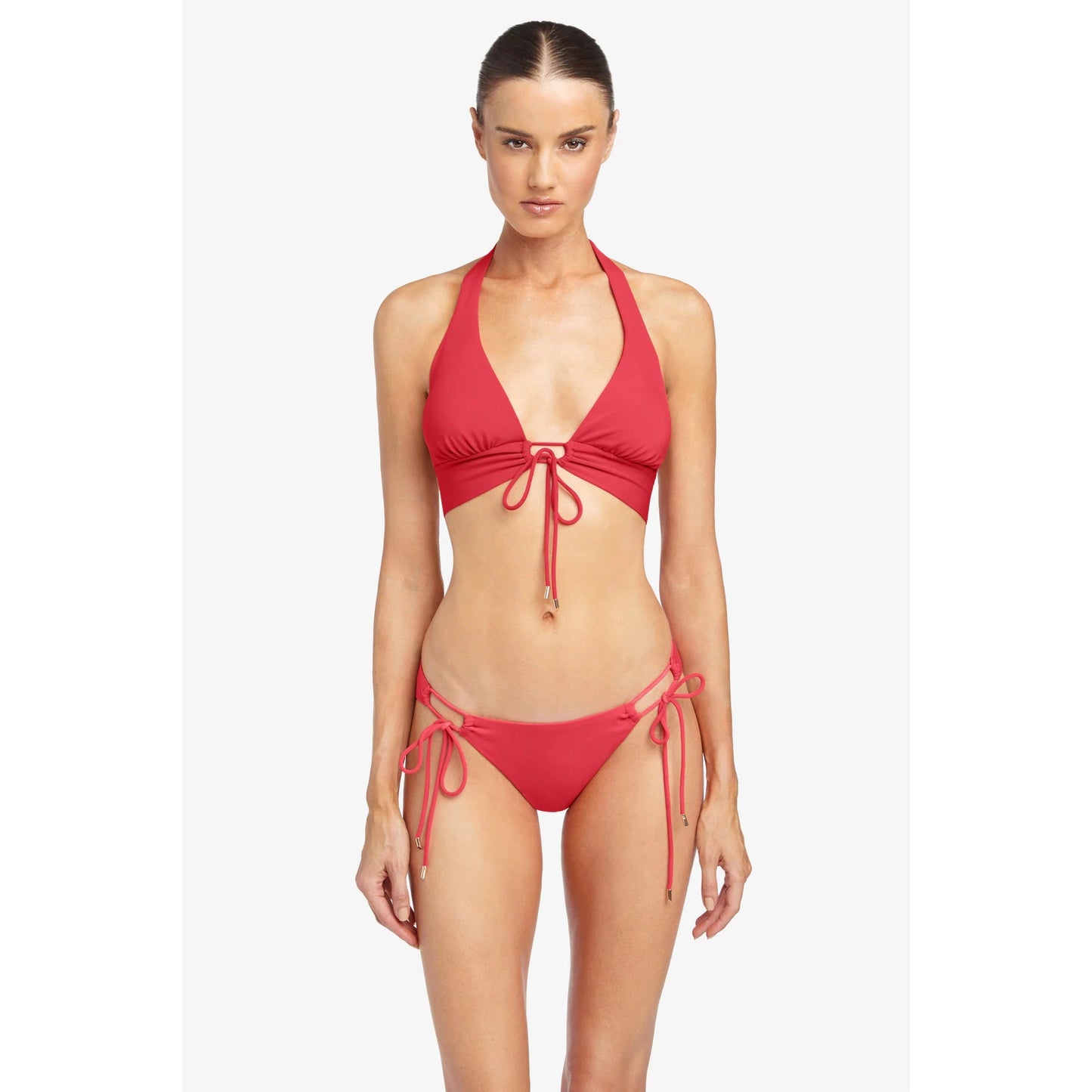 Aubrey Side Tie Bottom-Robin Piccone-1000 Palms