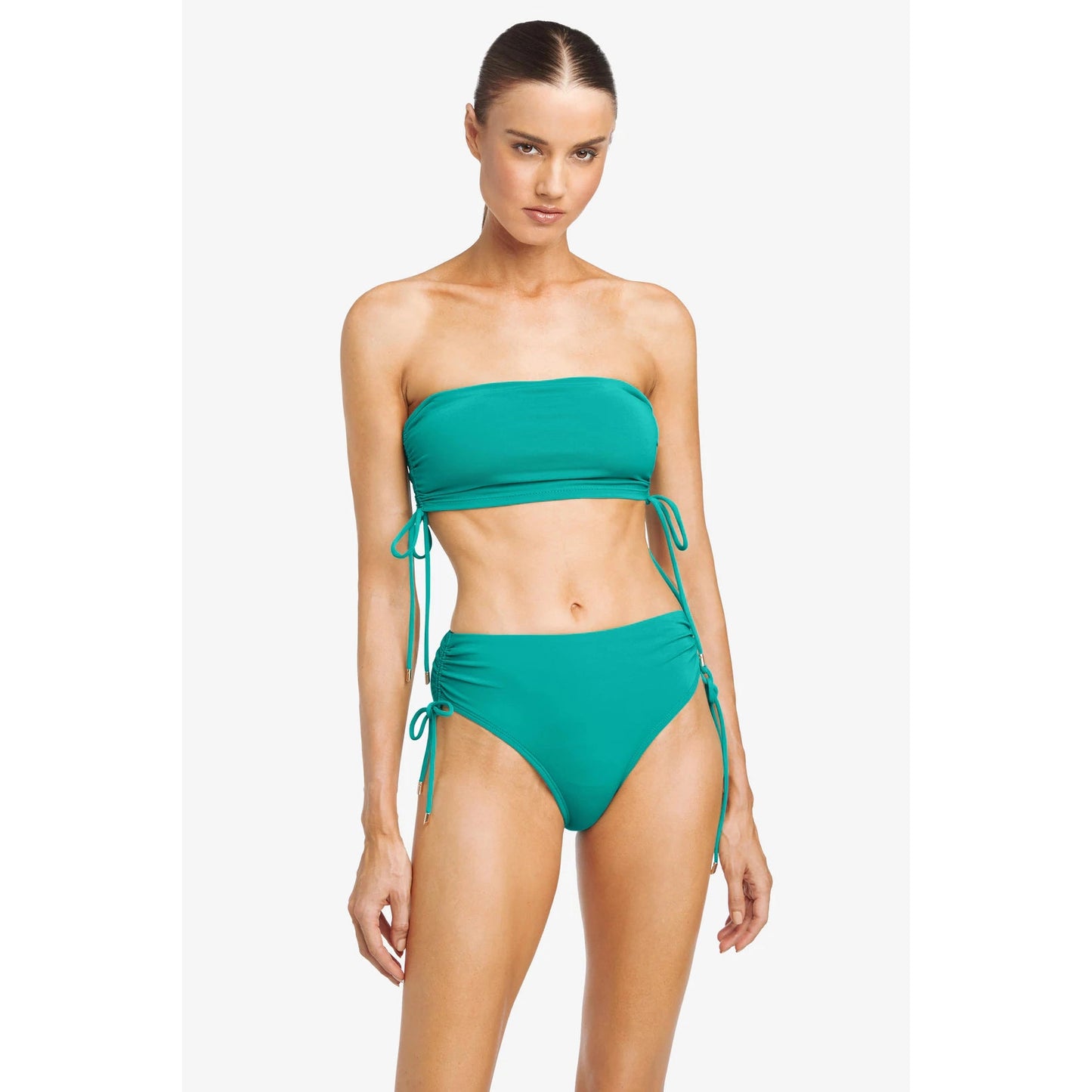 Aubrey Bandeau Top-Robin Piccone-1000 Palms