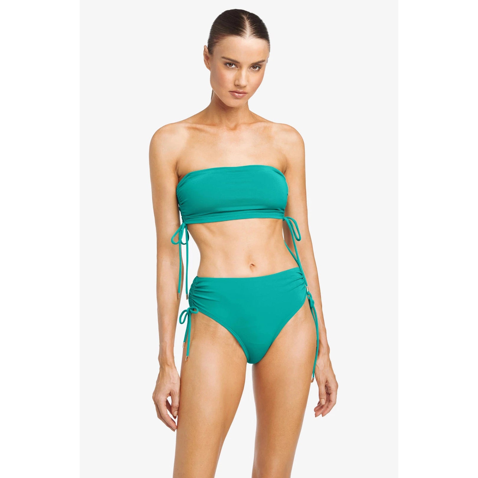 Aubrey Bandeau Top-Robin Piccone-1000 Palms