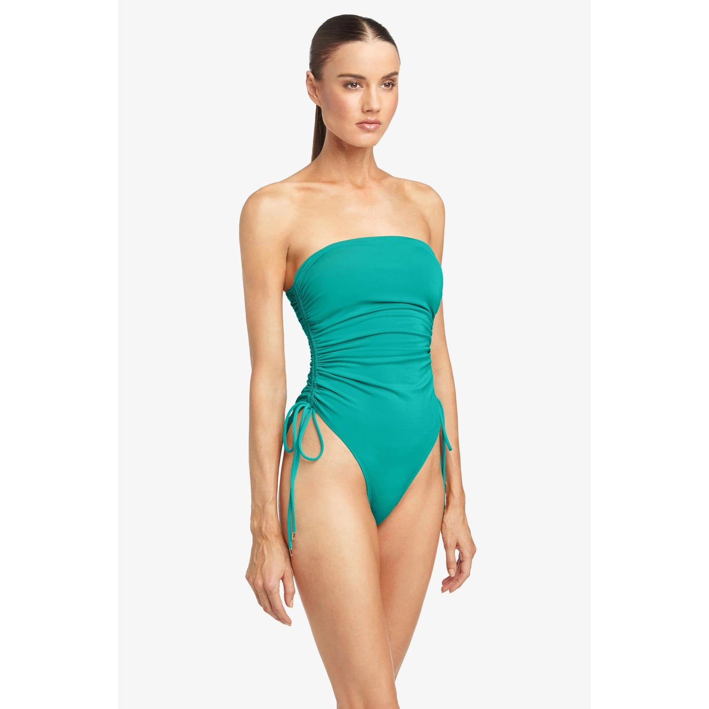 Aubrey Bandeau One Piece-Robin Piccone-1000 Palms