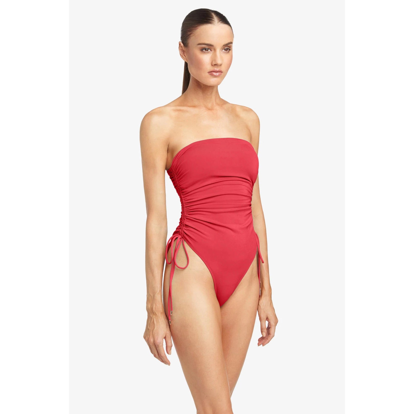 Aubrey Bandeau One Piece-Robin Piccone-1000 Palms