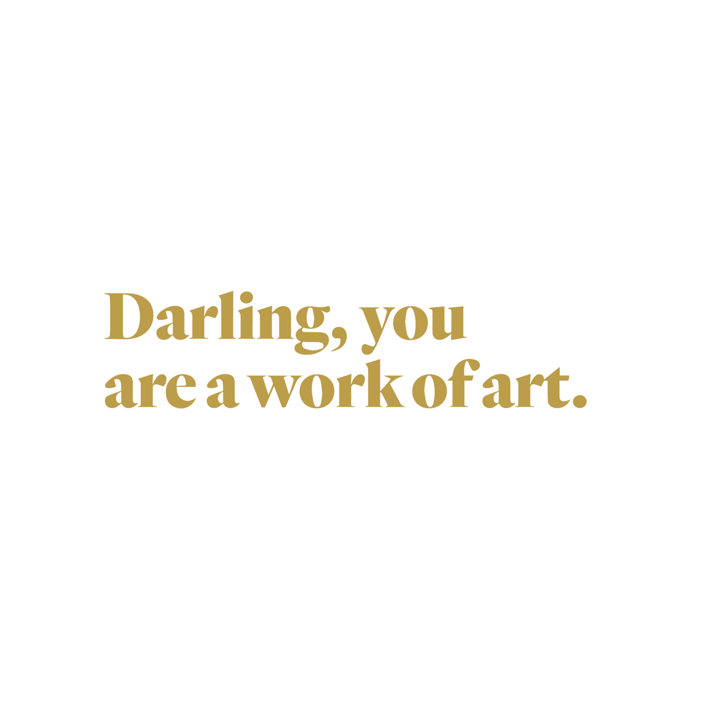 Work Of Art Decal-Darling-1000 Palms
