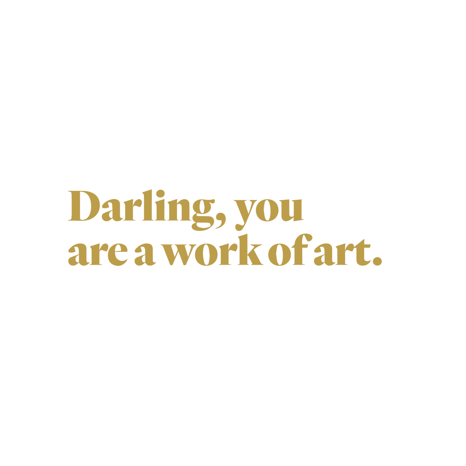 Work Of Art Decal-Darling-1000 Palms