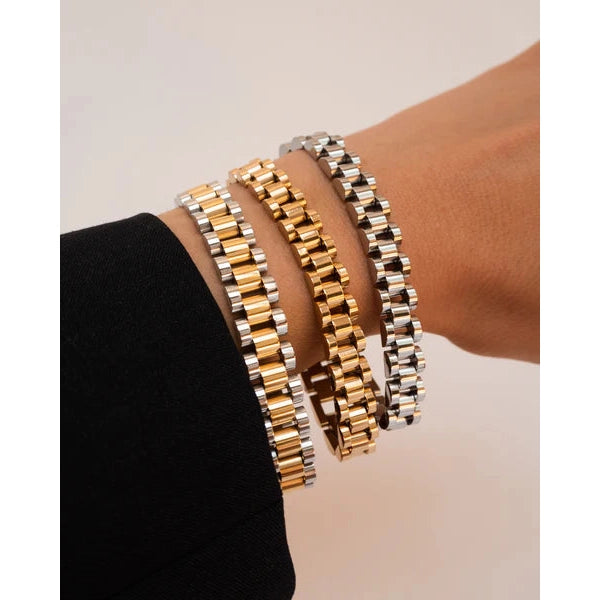 Timepiece Bracelet-Luv AJ-1000 Palms