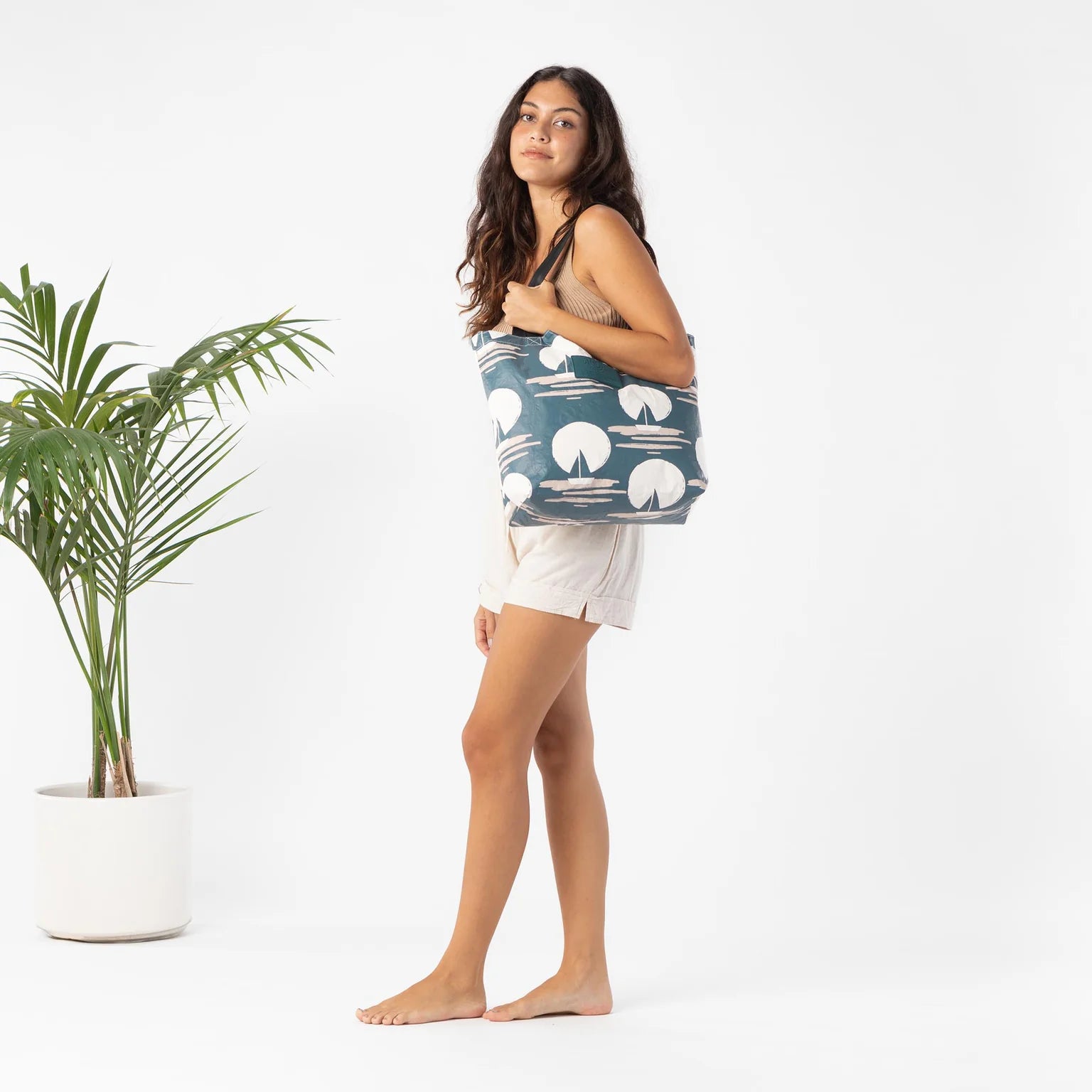 Reversible Tote-Aloha-1000 Palms