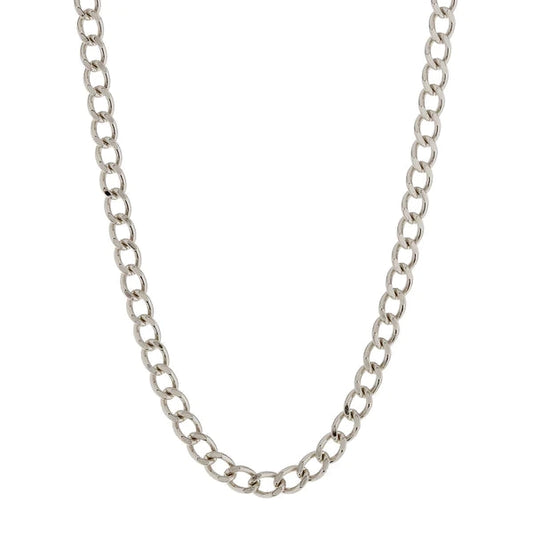 Classique Curb Chain Necklace-Luv AJ-1000 Palms