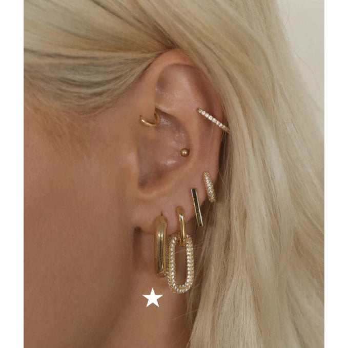 XL Chain Link Hoops-Luv AJ-1000 Palms