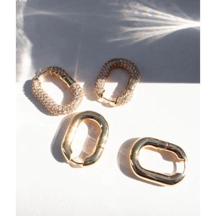 XL Chain Link Hoops-Luv AJ-1000 Palms