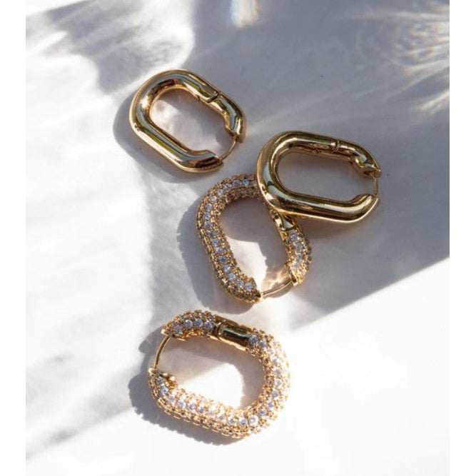 XL Chain Link Hoops-Luv AJ-1000 Palms