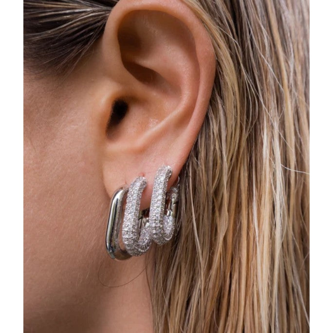 XL Chain Link Hoops-Luv AJ-1000 Palms