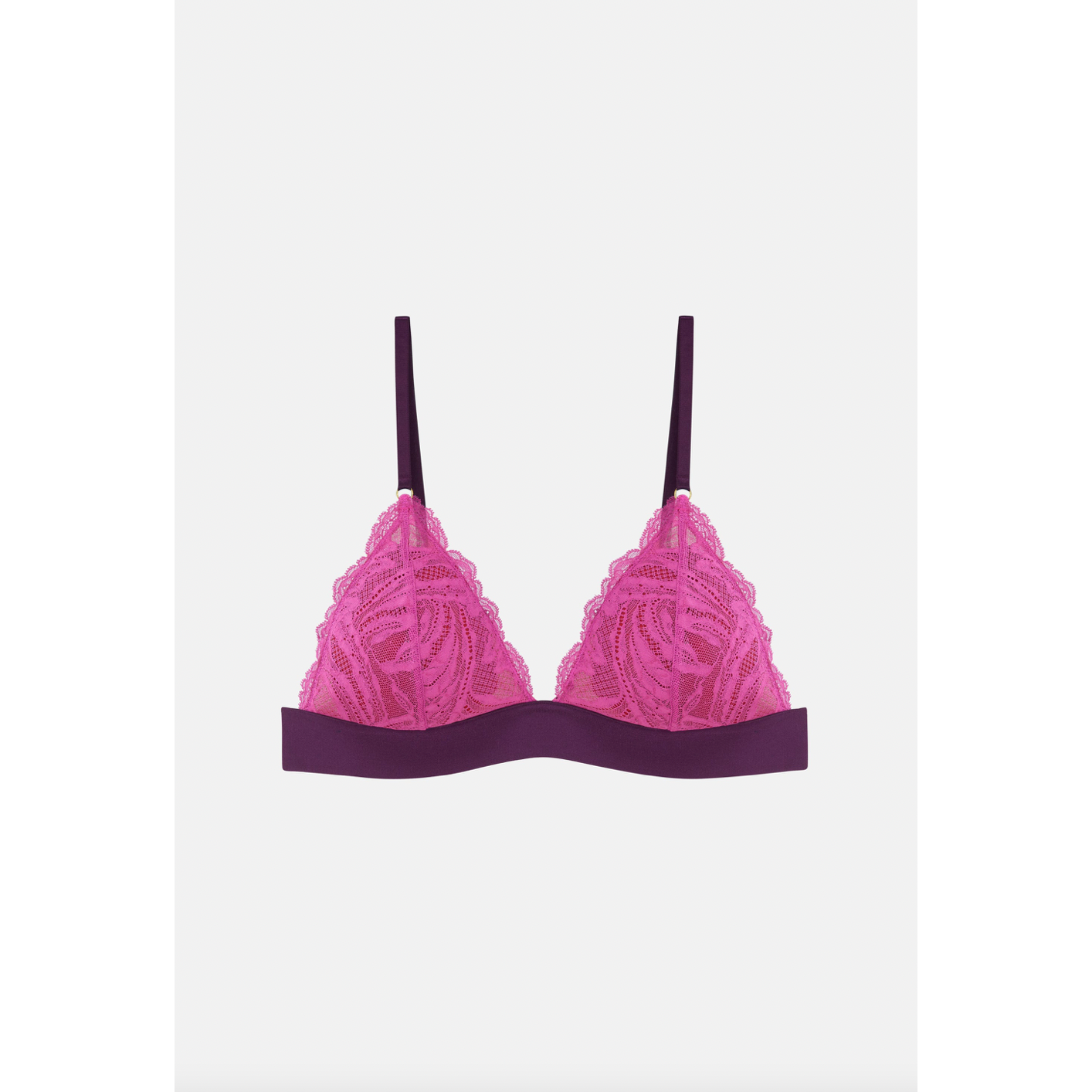Alba Lace Triangle Bralette-Dora Larsen-1000 Palms