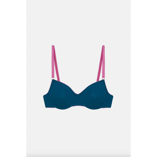 Anneli Organic Cotton Underwire Bra-Dora Larsen-1000 Palms