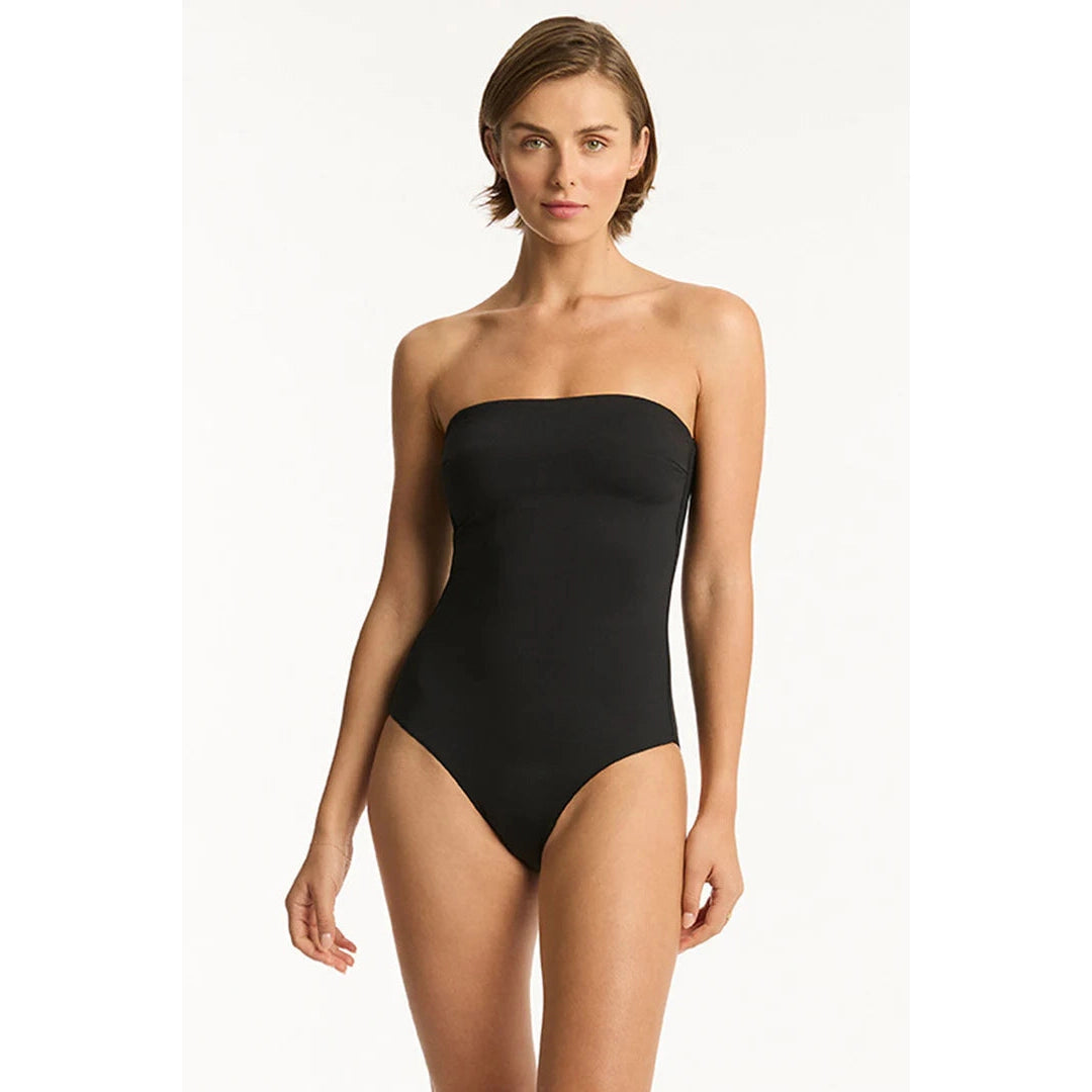 Essential Bandeau One Piece-Sealevel-1000 Palms