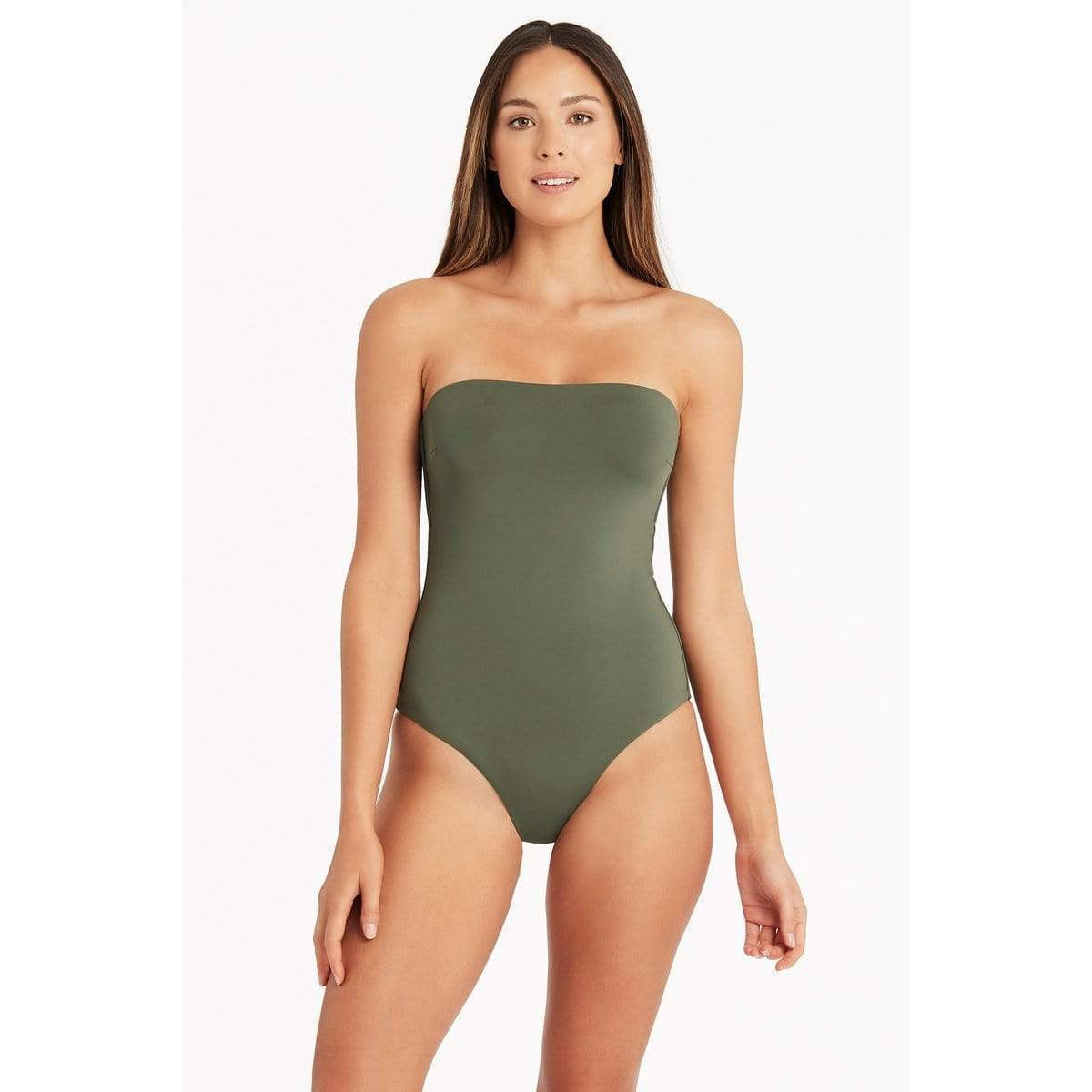 Essential Bandeau One Piece-Sealevel-1000 Palms