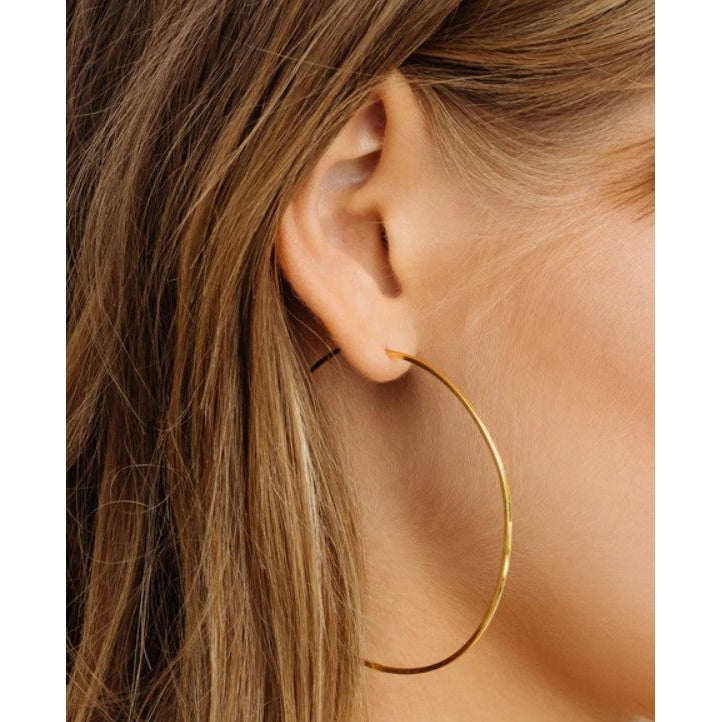 Capri Wire Hoops-Luv AJ-1000 Palms