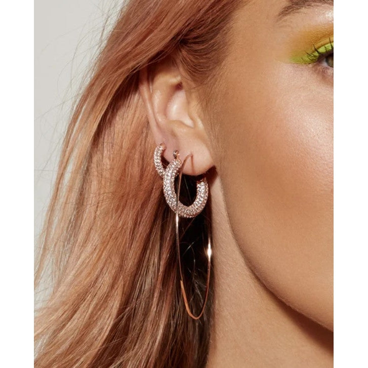 Capri Wire Hoops-Luv AJ-1000 Palms