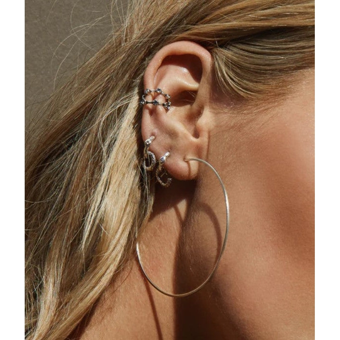 Capri Wire Hoops-Luv AJ-1000 Palms
