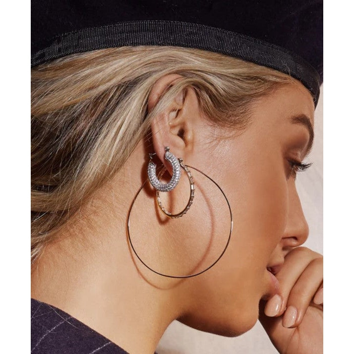 Capri Wire Hoops-Luv AJ-1000 Palms