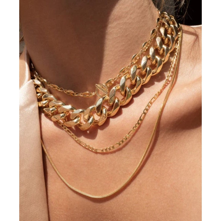 Cecilia Chain Necklace-Luv AJ-1000 Palms