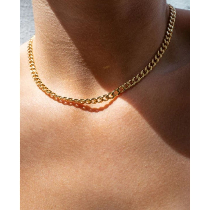 Classique Skinny Curb Chain-Luv AJ-1000 Palms