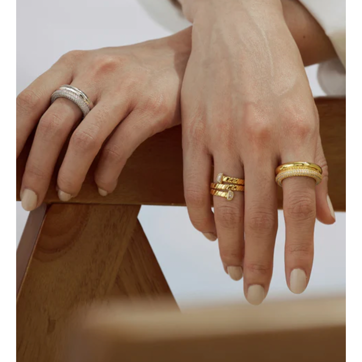 Double Amalfi Ring-Luv AJ-1000 Palms