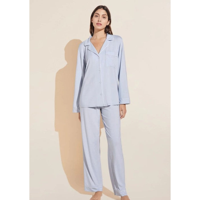 Gisele - The Long PJ Set-eberjey-1000 Palms