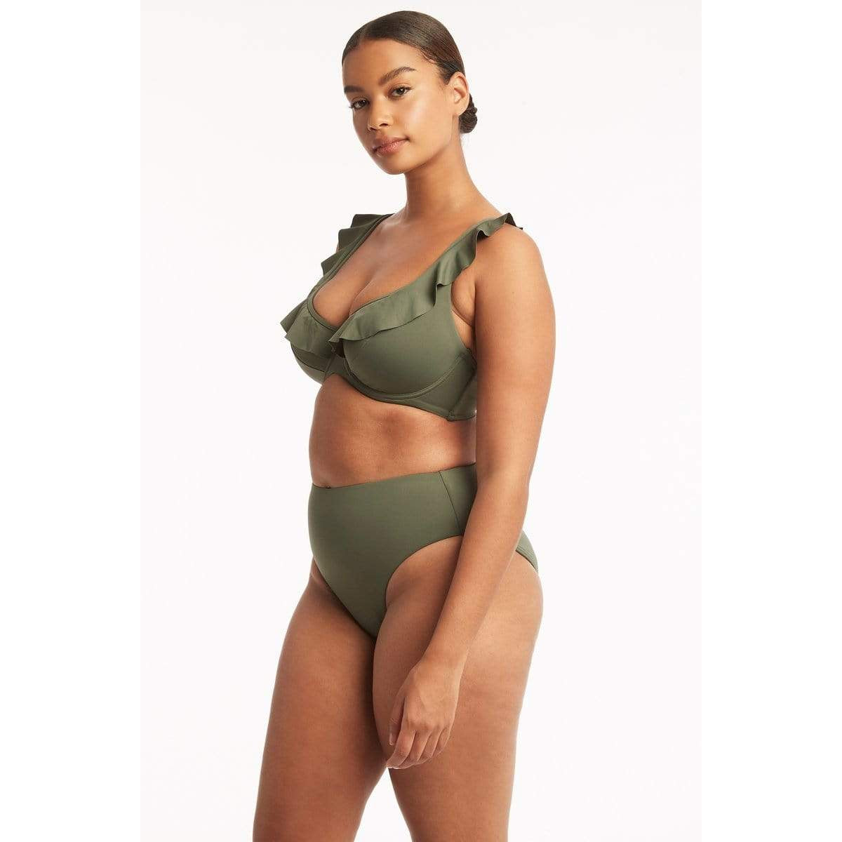Essential F-Cup Frill Bralette-Sealevel-1000 Palms