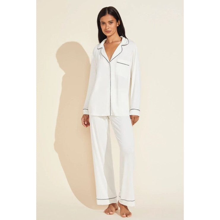 Gisele - The Long PJ Set-eberjey-1000 Palms