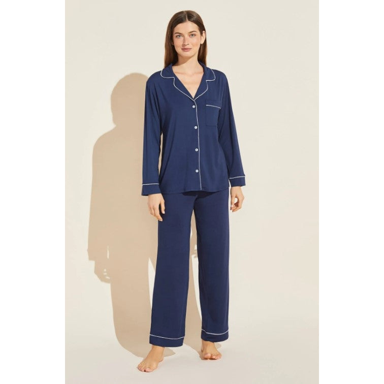 Gisele - The Long PJ Set-eberjey-1000 Palms