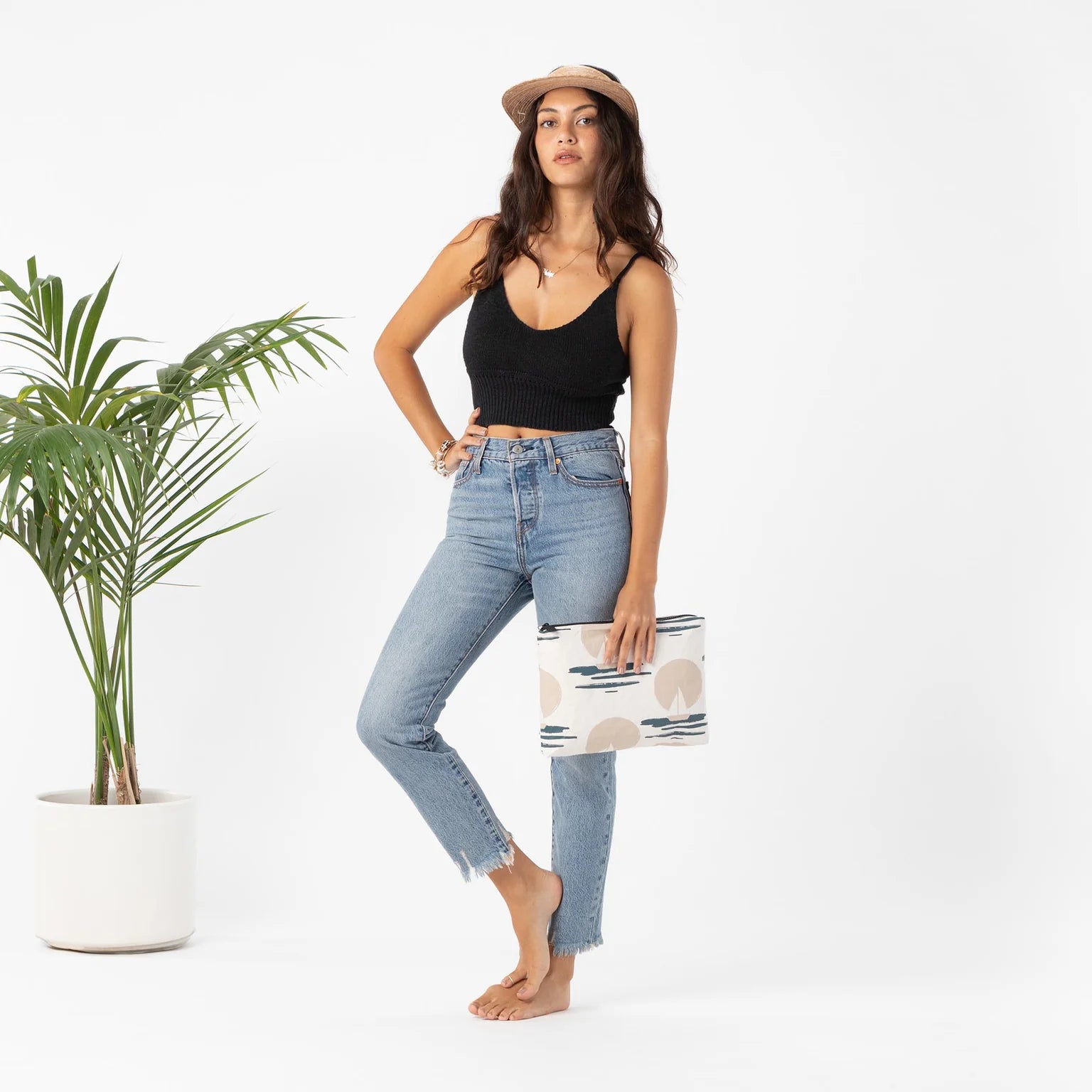 Mid Pouch-Aloha-1000 Palms