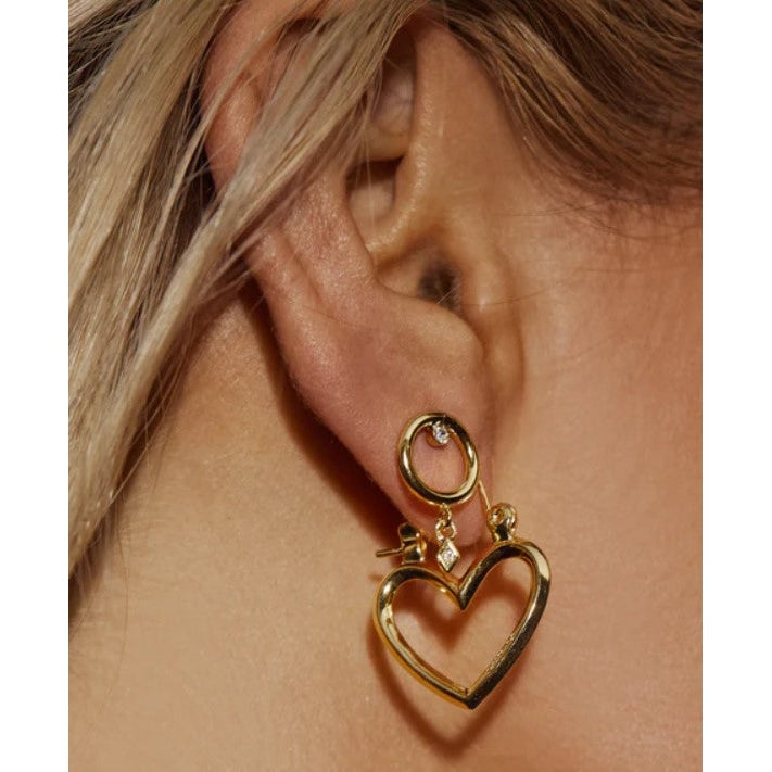 Mini Heartbreaker Hoops-Luv AJ-1000 Palms