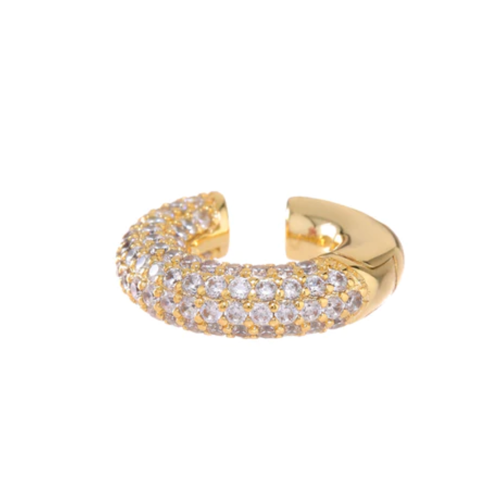 Pave Amalfi Ear Cuff-Luv AJ-1000 Palms