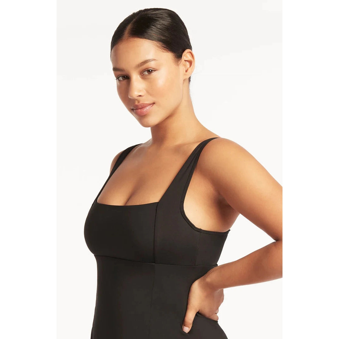 Essentials Square Swim Dress-Sealevel-1000 Palms