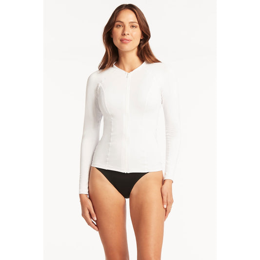 Long Sleeve Rash Guard-Sealevel-1000 Palms