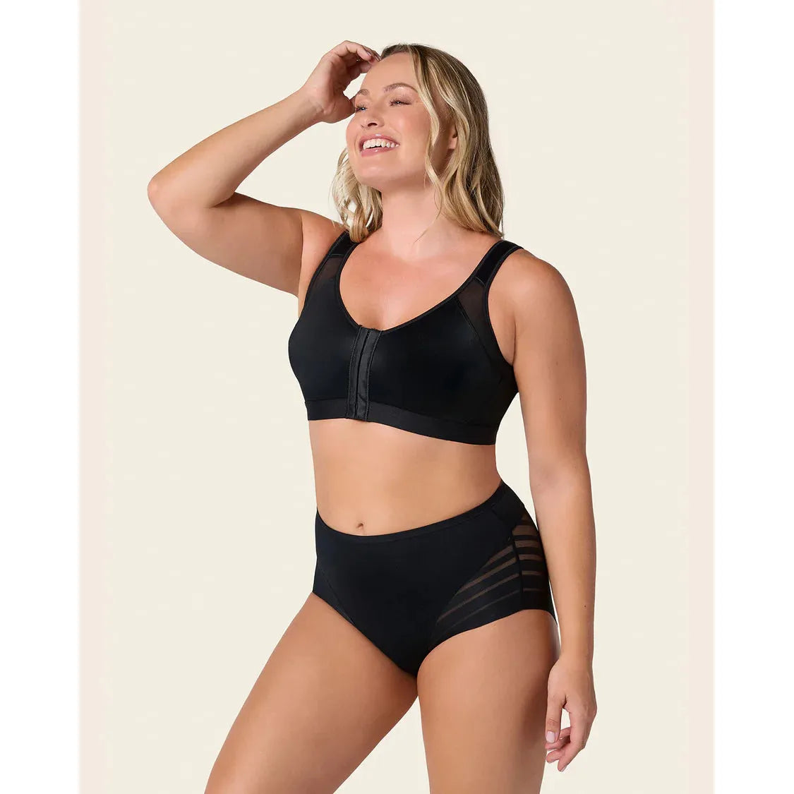Lace Classic Shaper Panty-LEONISA-1000 Palms