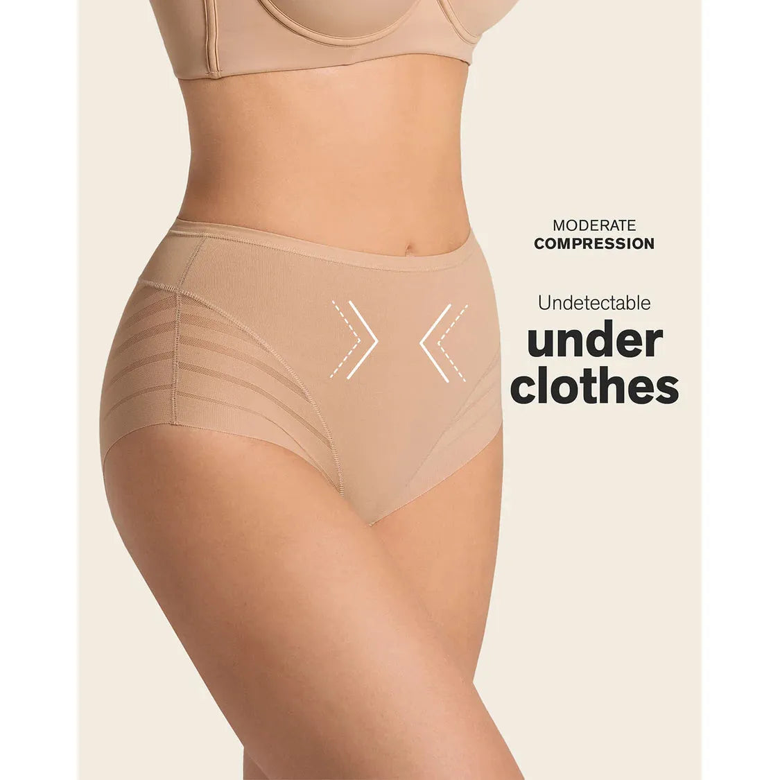 Lace Classic Shaper Panty-LEONISA-1000 Palms
